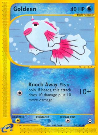 Goldeen - 078/147 - Aquapolis Reverse Holofoil