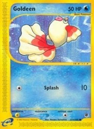 Goldeen 111/165 - Expedition Reverse Holofoil - Common