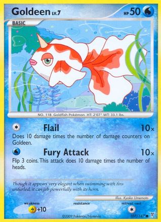 Goldeen 107/147 - Supreme Victors Reverse Holofoil