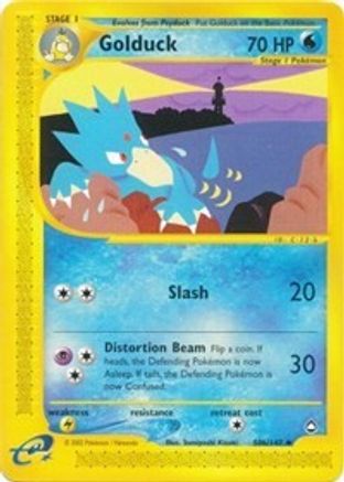 Golduck (50b) 50b - Aquapolis Reverse Holofoil - Uncommon