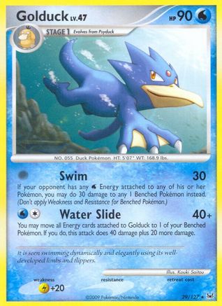 Golduck 029 - Platinum Reverse Holofoil - Rare