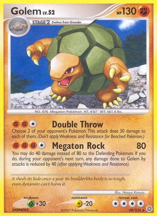 Golem (29/132) - Secret Wonders Reverse Holofoil - Rare