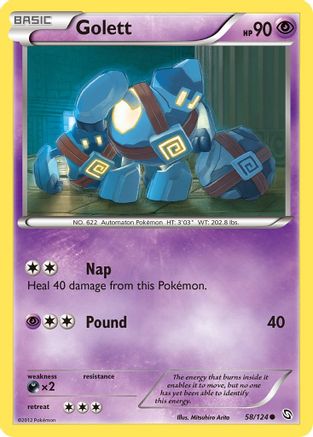 Golett 058 - Dragons Exalted Reverse Holofoil - Common