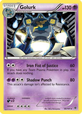 Golurk (46/101) - Plasma Blast Reverse Holofoil - Holo Rare