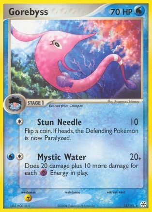 Gorebyss 018/101 - Hidden Legends Reverse Holofoil - Rare