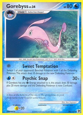 Gorebyss (38/106) - Great Encounters Reverse Holofoil - Uncommon