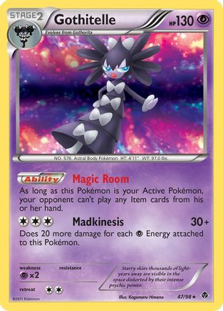 Gothitelle (47/98) - Emerging Powers Reverse Holofoil - Holo Rare