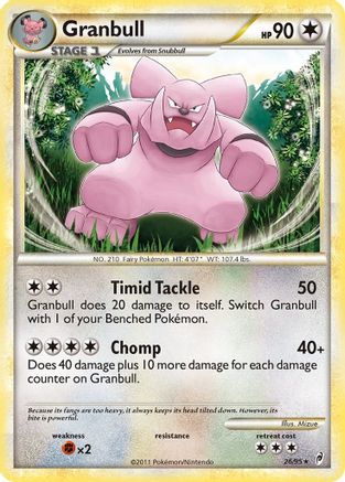 Granbull 26/95 - Call of Legends Reverse Holofoil