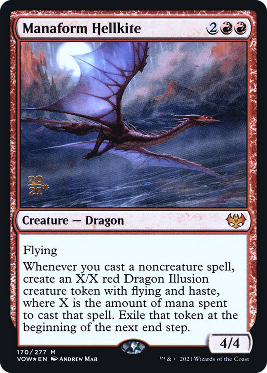 Manaform Hellkite (PVOW-170S) - Innistrad: Crimson Vow Promos Foil