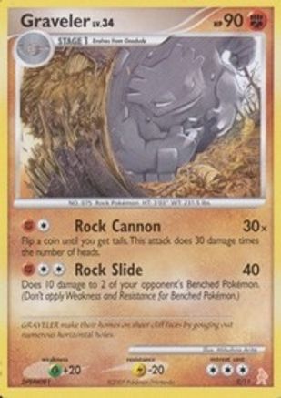 Graveler (2) - DP Trainer Kit Manaphy & Lucario  - Common