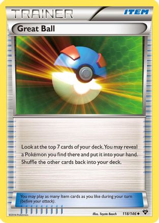 Great Ball 118/146 - XY Base Set Normal - Uncommon