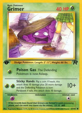 Grimer (57/82) - Team Rocket  - Common