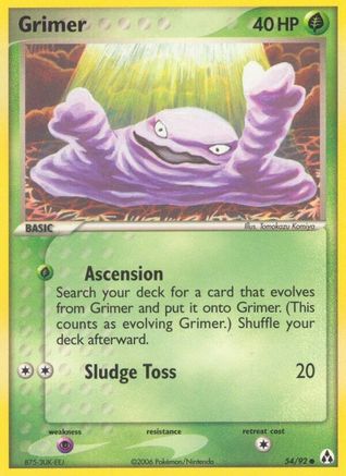 Grimer (54/92) - Legend Maker  - Common