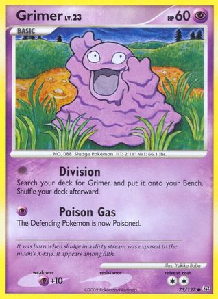 Grimer (75/127) - Platinum Reverse Holofoil - Common