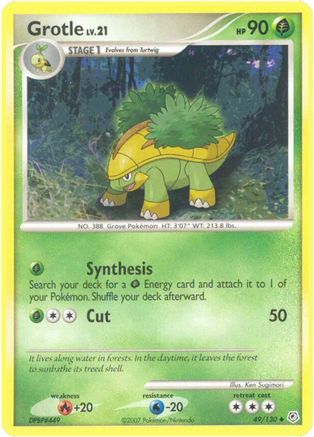 Grotle (49/130) - Diamond and Pearl  - Uncommon