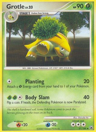 Grotle (37/100) - Majestic Dawn Reverse Holofoil - Uncommon