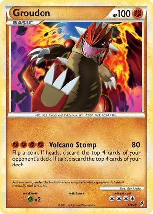 Groudon 6/95 - Call of Legends Holofoil