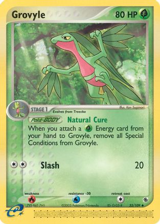 Grovyle 032/109 - Ruby and Sapphire Normal - Uncommon