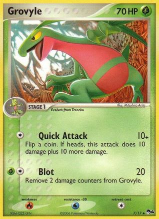 Grovyle - 007/17 - POP Series 4 Normal