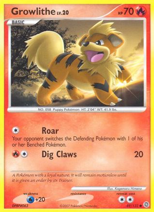 Growlithe (89/132) - Secret Wonders Reverse Holofoil - Common