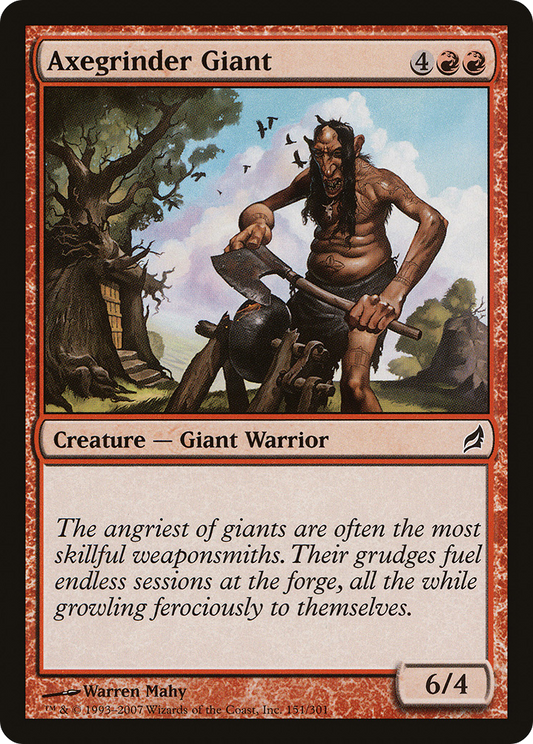 Axegrinder Giant (LRW-151) - Lorwyn Foil
