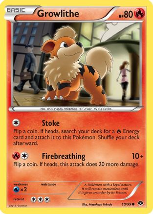 Growlithe (10) 010 - Next Destinies Normal - Common