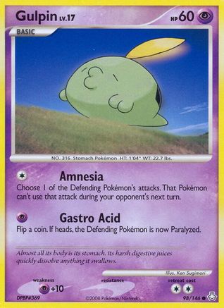 Gulpin (98/146) - Legends Awakened Reverse Holofoil - Common