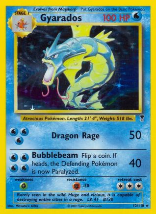 Gyarados 012 - Legendary Collection Holofoil - Holo Rare