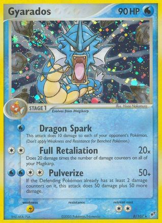 Gyarados 008 - Deoxys Reverse Holofoil - Holo Rare