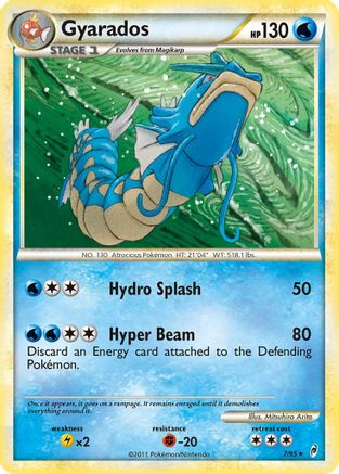 Gyarados 7/95 - Call of Legends Reverse Holofoil