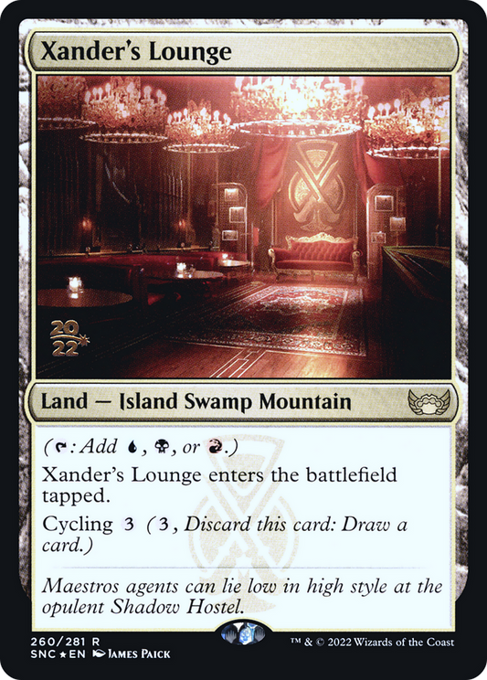 Xander's Lounge (PSNC-260S) - Streets of New Capenna Promos Foil