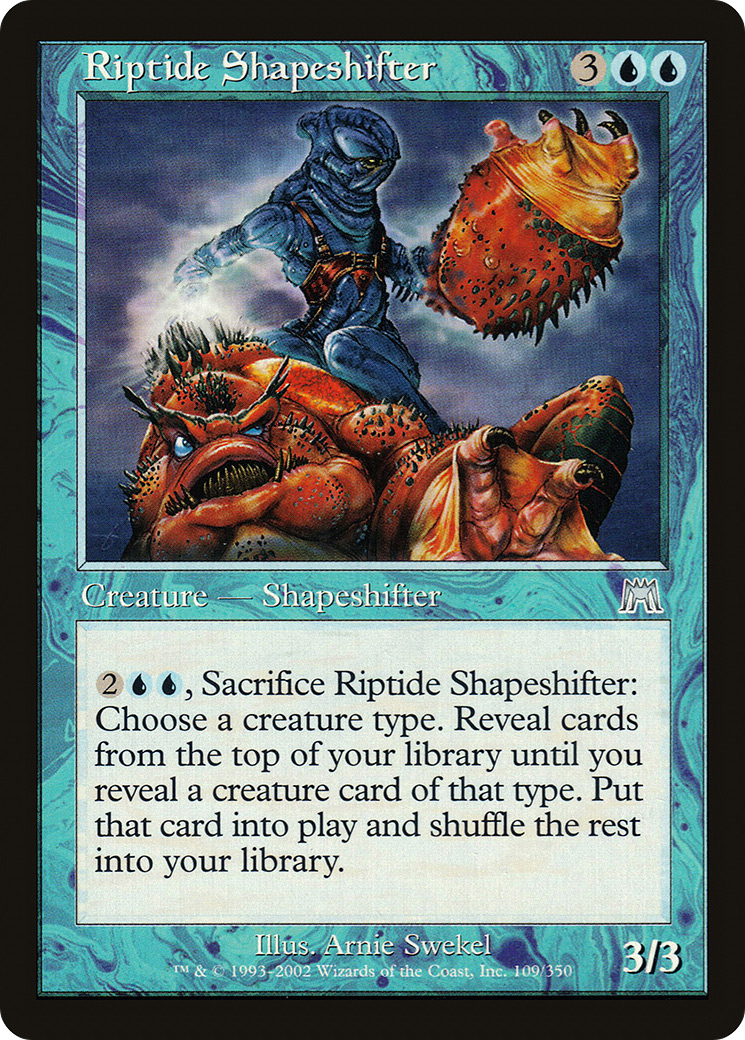 Riptide Shapeshifter (ONS-109) - Onslaught Foil