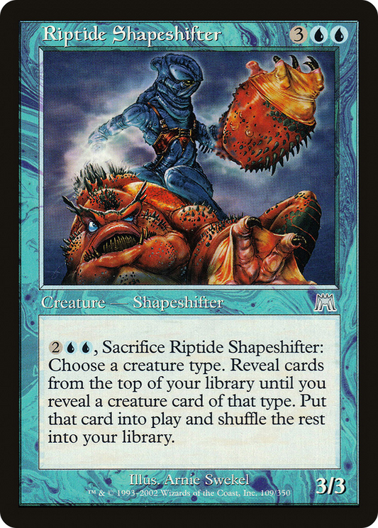 Riptide Shapeshifter (ONS-109) - Onslaught Foil