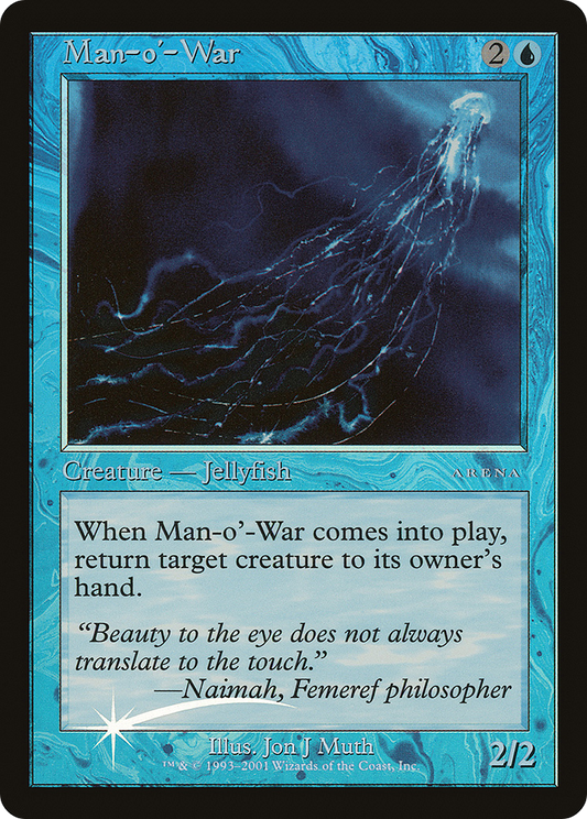 Man-o'-War (PAL02-002) - Arena League 2002 Foil