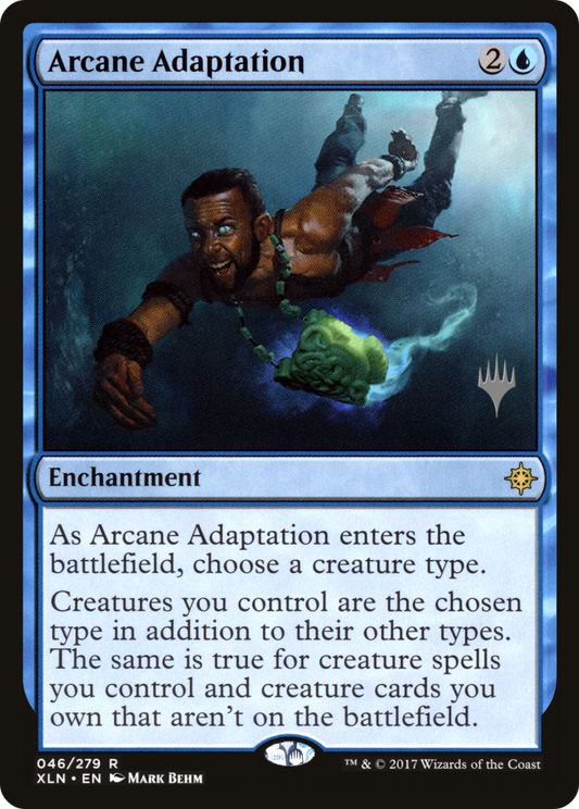 Arcane Adaptation (PPM20-46P) - Ixalan Promos Foil (Promo Pack)