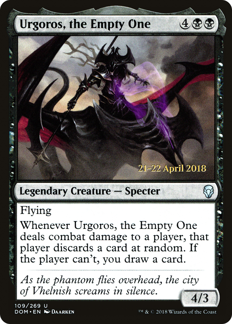 Urgoros, the Empty One (PDOM-109S) - Dominaria Promos Foil