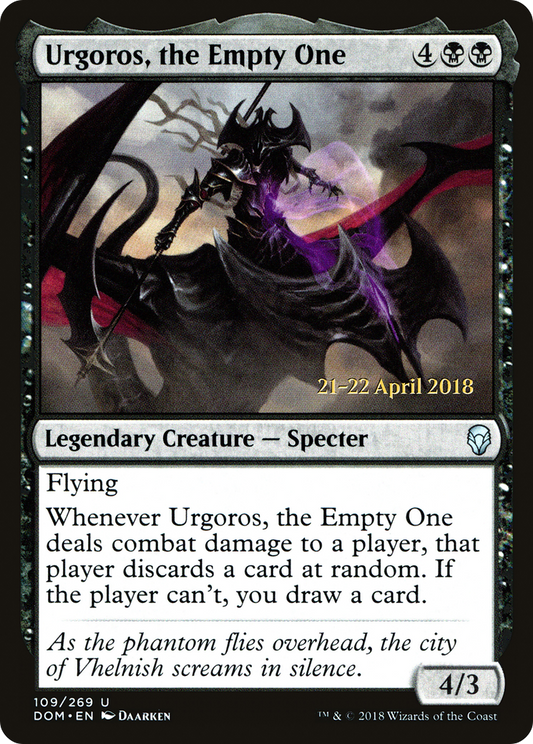 Urgoros, the Empty One (PDOM-109S) - Dominaria Promos Foil