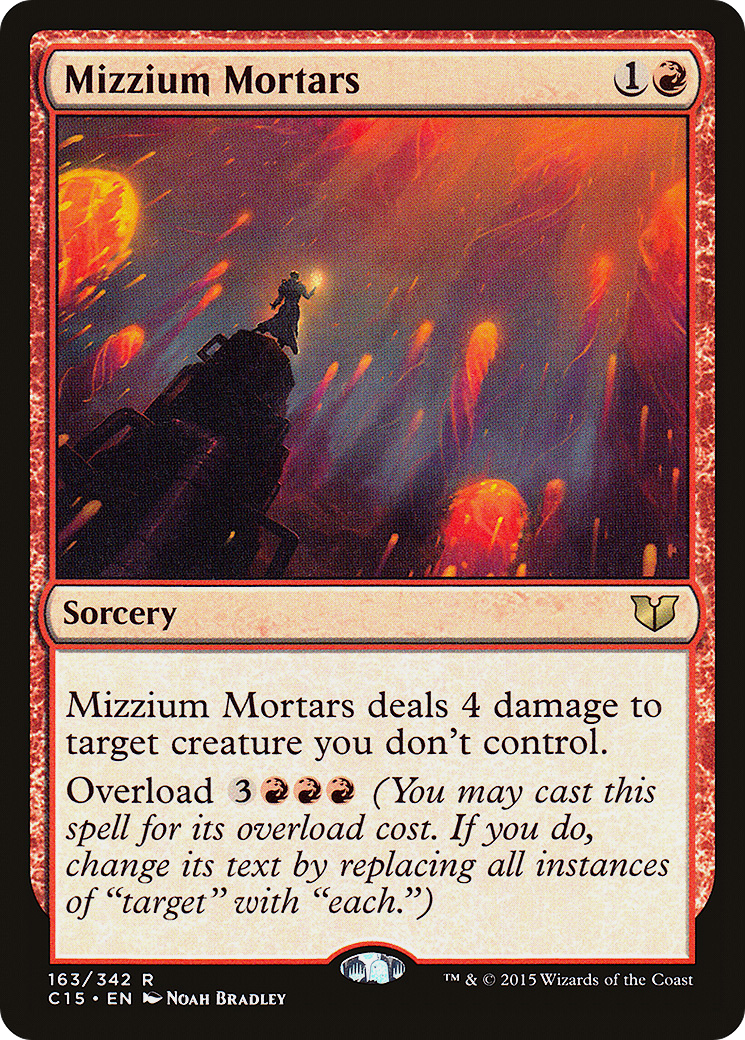 Mizzium Mortars (C15-163) - Commander 2015