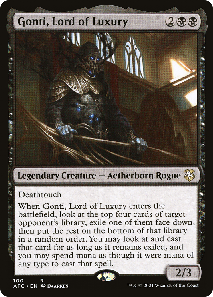 Gonti, Lord of Luxury (AFC-100) - Forgotten Realms Commander