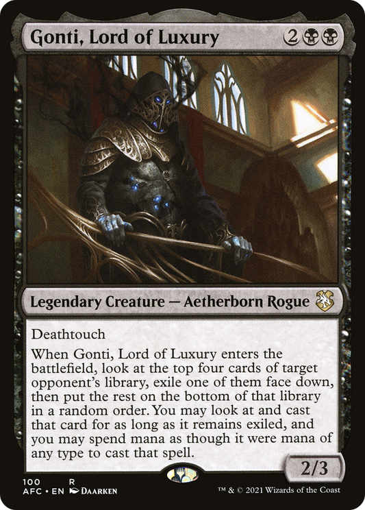 Gonti, Lord of Luxury (AFC-100) - Forgotten Realms Commander