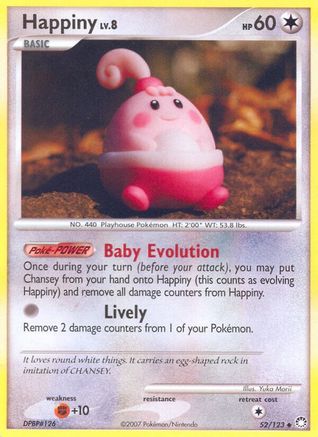Happiny (52/123) - Mysterious Treasures  - Uncommon