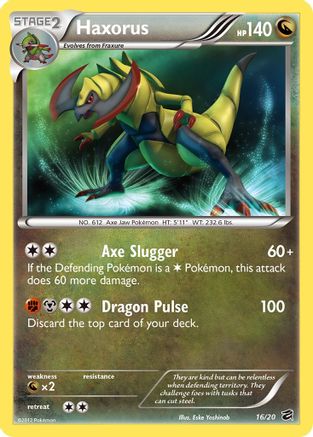Haxorus 016 - Dragon Vault Holofoil - Holo Rare