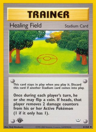 Healing Field 061/064 - Neo Revelation 1st Edition - Uncommon
