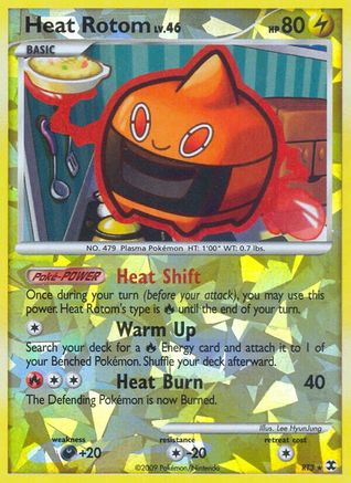 Heat Rotom - RT3/111 - Rising Rivals Reverse Holofoil