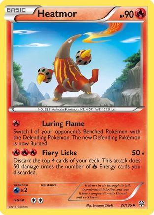 Heatmor (23/135) - Plasma Storm  - Uncommon