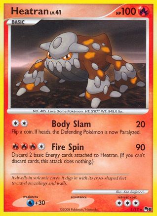 Heatran - 001/17 - POP Series 8 Holofoil