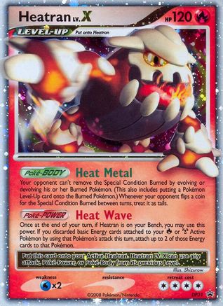 Heatran LV.X DP31/56 - DP Black Star Promos Holofoil