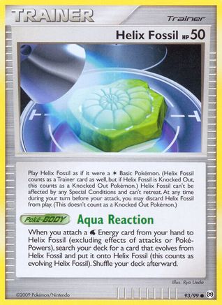 Helix Fossil 93/99 - Arceus Reverse Holofoil