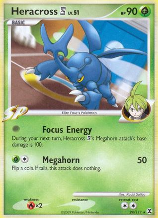 Heracross E4 - 024/111 - Rising Rivals Reverse Holofoil