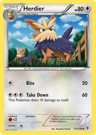 Herdier - 121/149 - Boundaries Crossed Reverse Holofoil